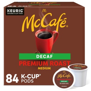 McCafe Premium Roast Decaf, K-Cup Pods